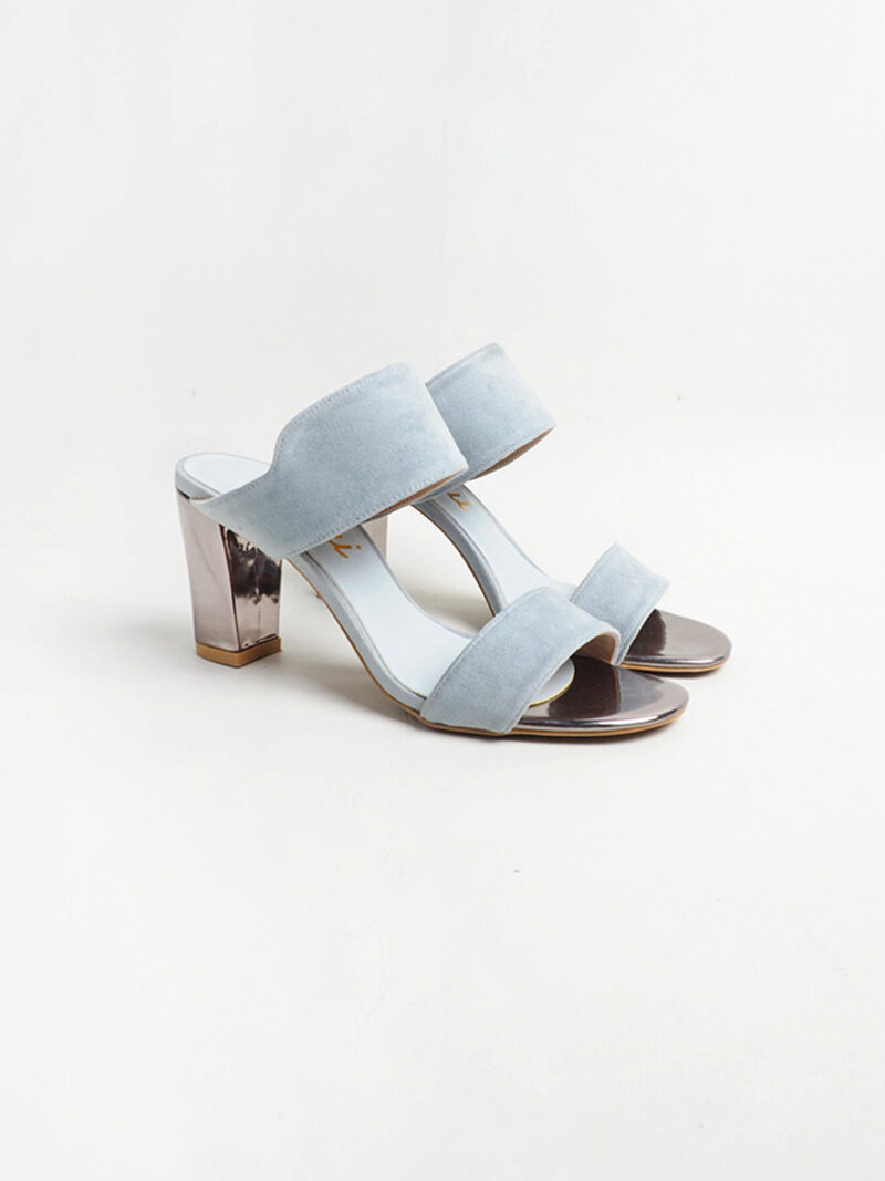 DUOSTRAP Slider with Block Heels SKY