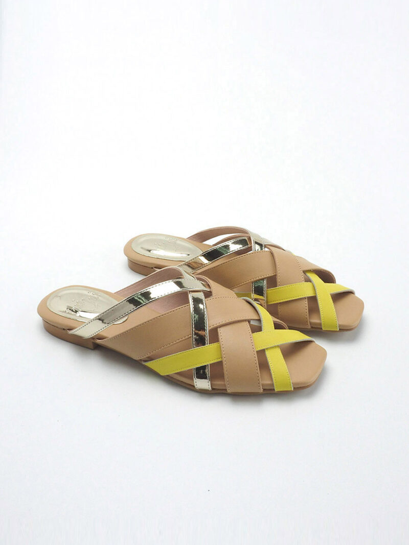 ATIKA weaved sandal TAN