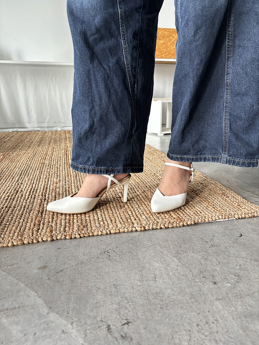 EDYTH ankle-strap pumps MILK - Image 7
