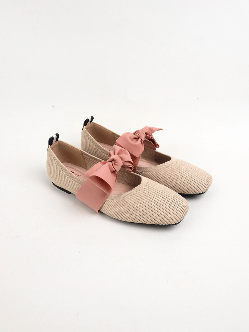 ATHLETA 2026 knitted flats ALMOND