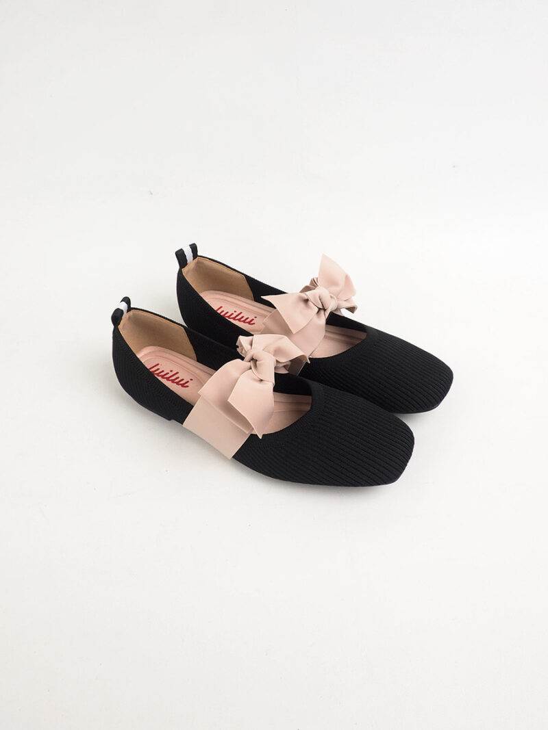 ATHLETA 2026 knitted flats BLACK