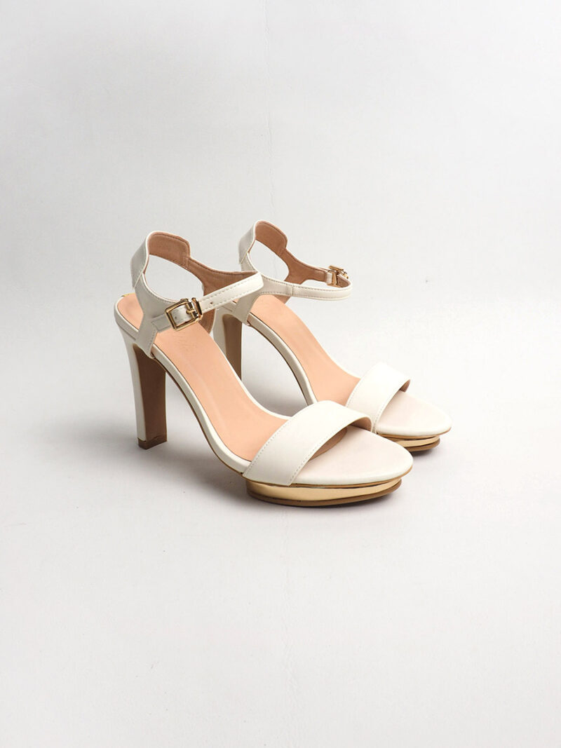 DIAH platform ankle-strap sandals CREAM