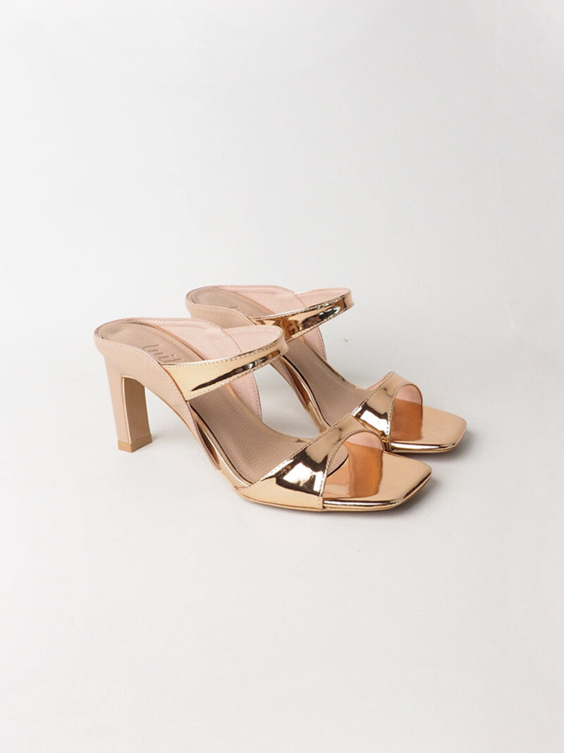 MIERA duo-strap sliders PEACH