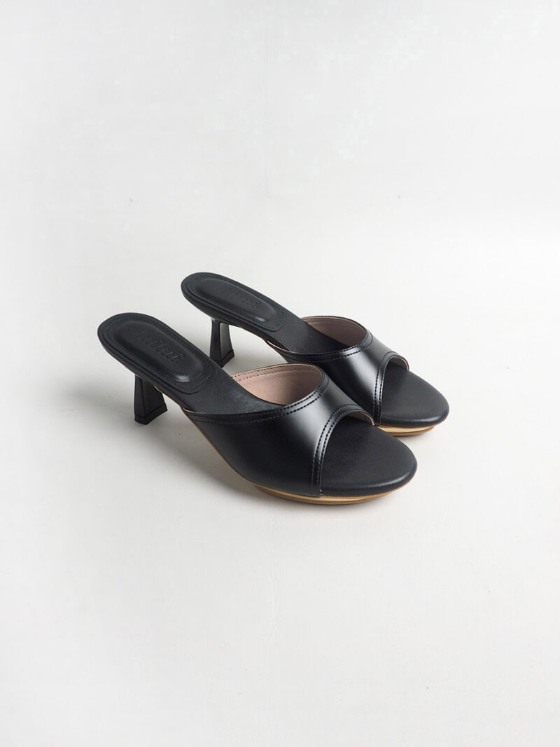 CELESTA mules with platform BLACK
