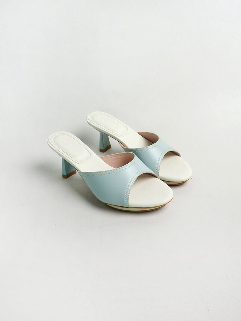 CELESTA mules with platform SKY