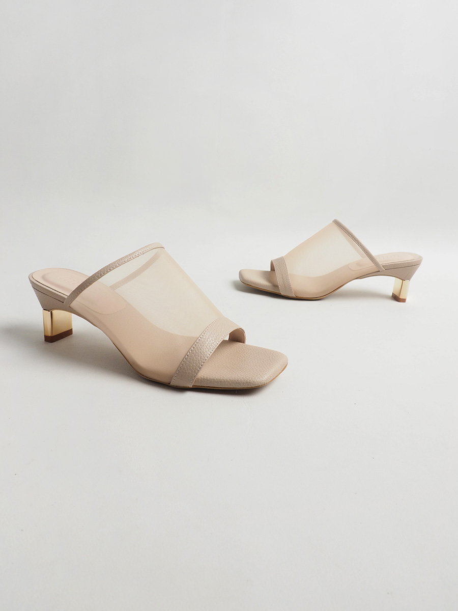 CLAIRAA mesh slides NUDE - Image 4